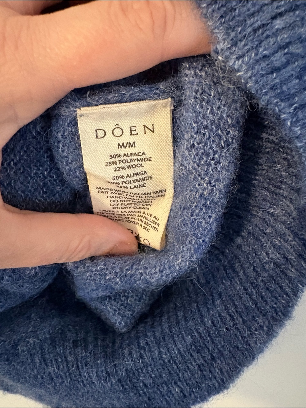Doen Anisa cardigan in Blue Dusk Size M - Picture 6 of 7